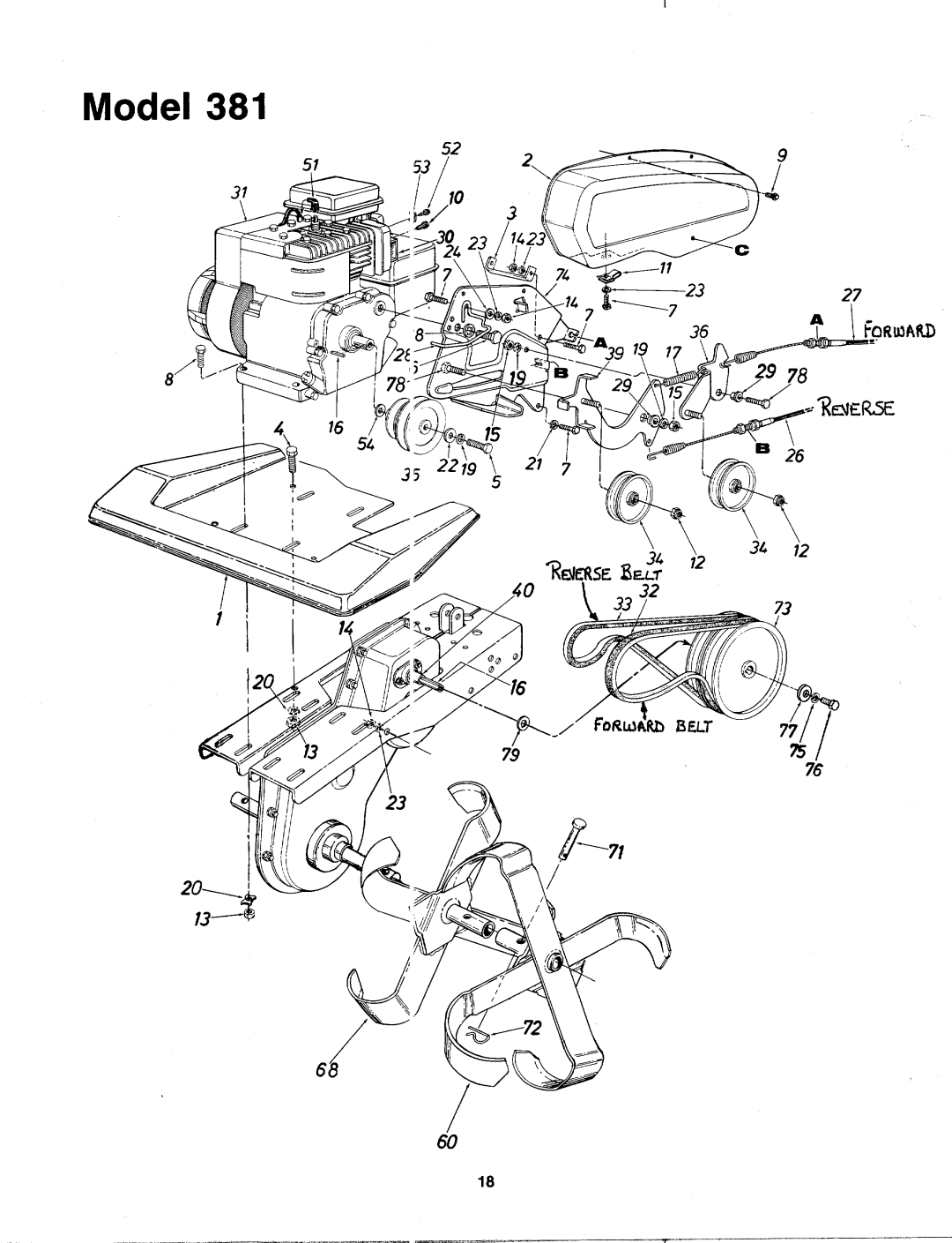 MTD 219-381-000 manual 