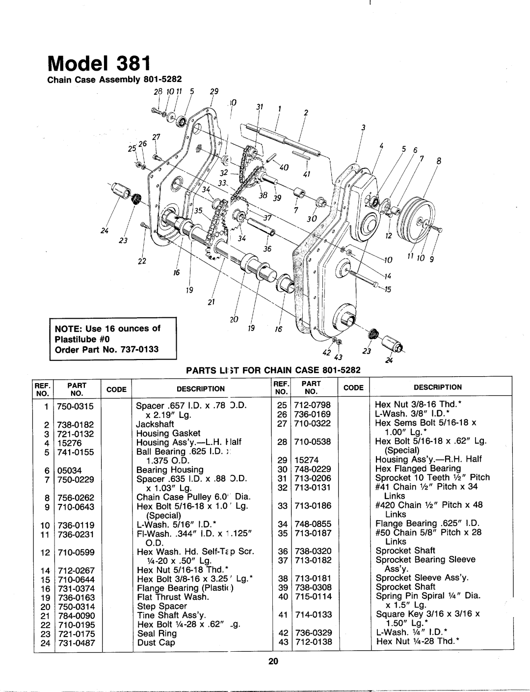 MTD 219-381-000 manual 