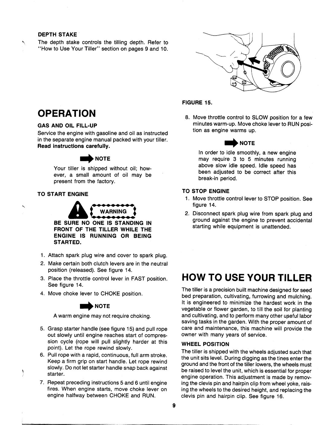 MTD 219-381-000 manual 