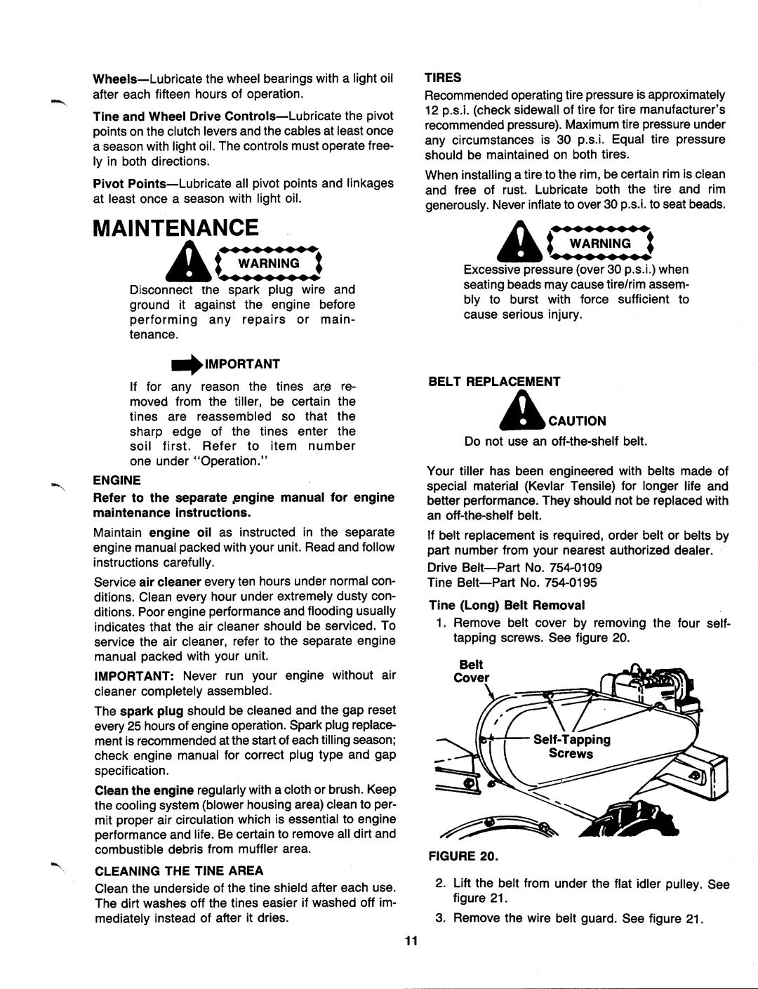 MTD 219-405-000 manual 