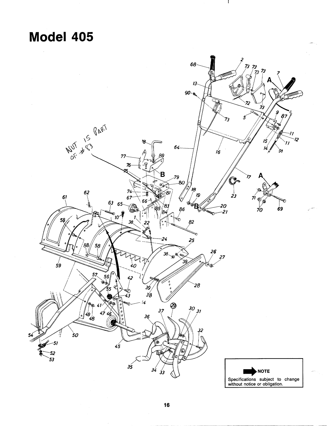 MTD 219-405-000 manual 