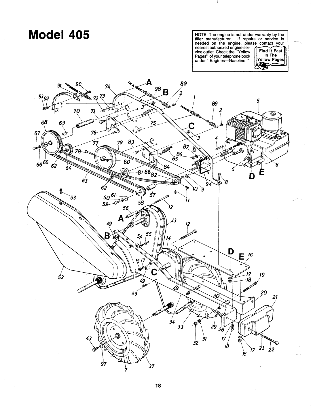 MTD 219-405-000 manual 