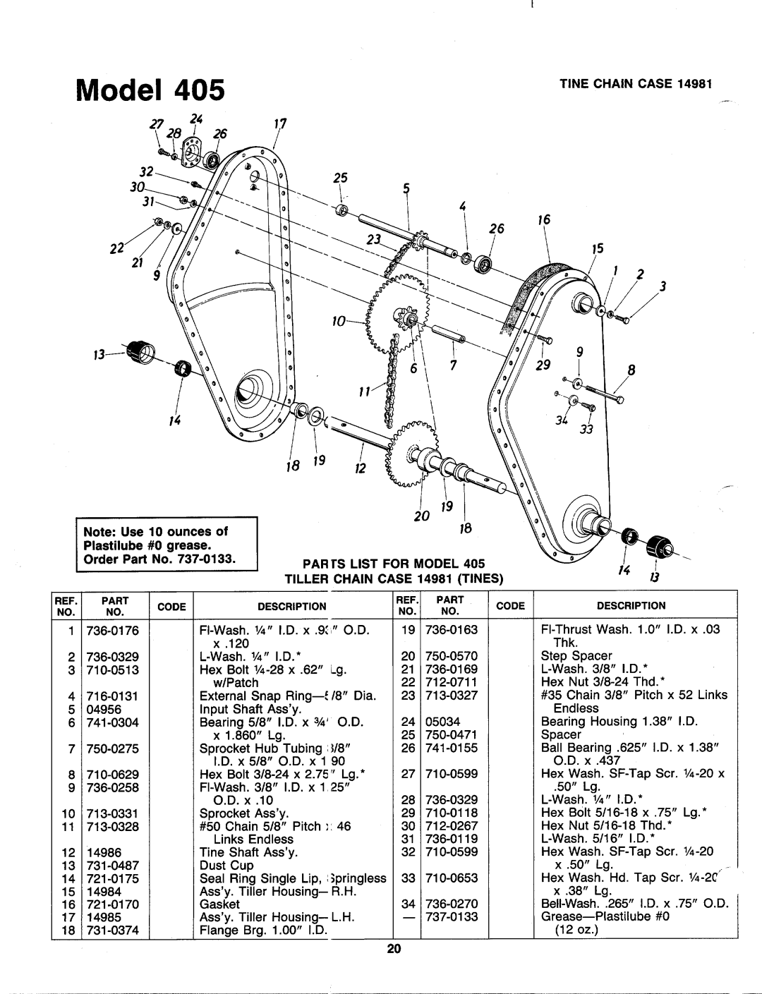 MTD 219-405-000 manual 