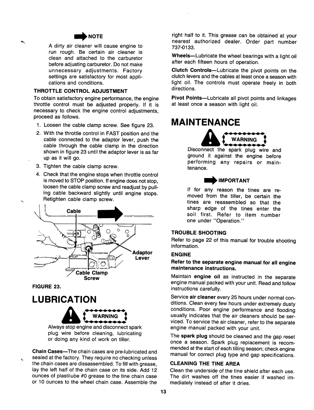 MTD 219-406-000 manual 