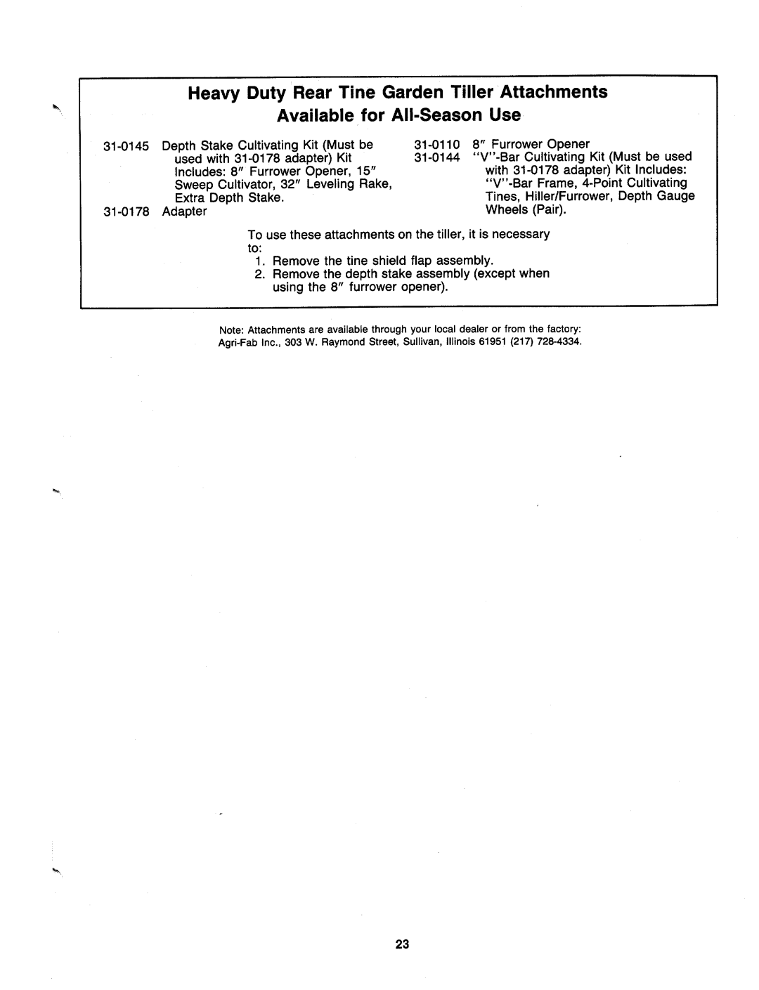 MTD 219-406-000 manual 