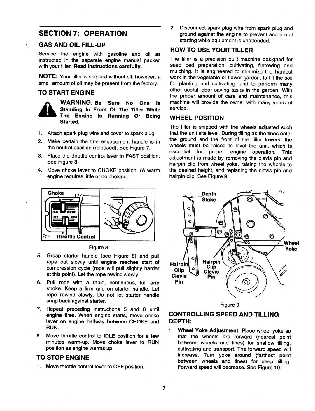 MTD 21A-340-100 manual 