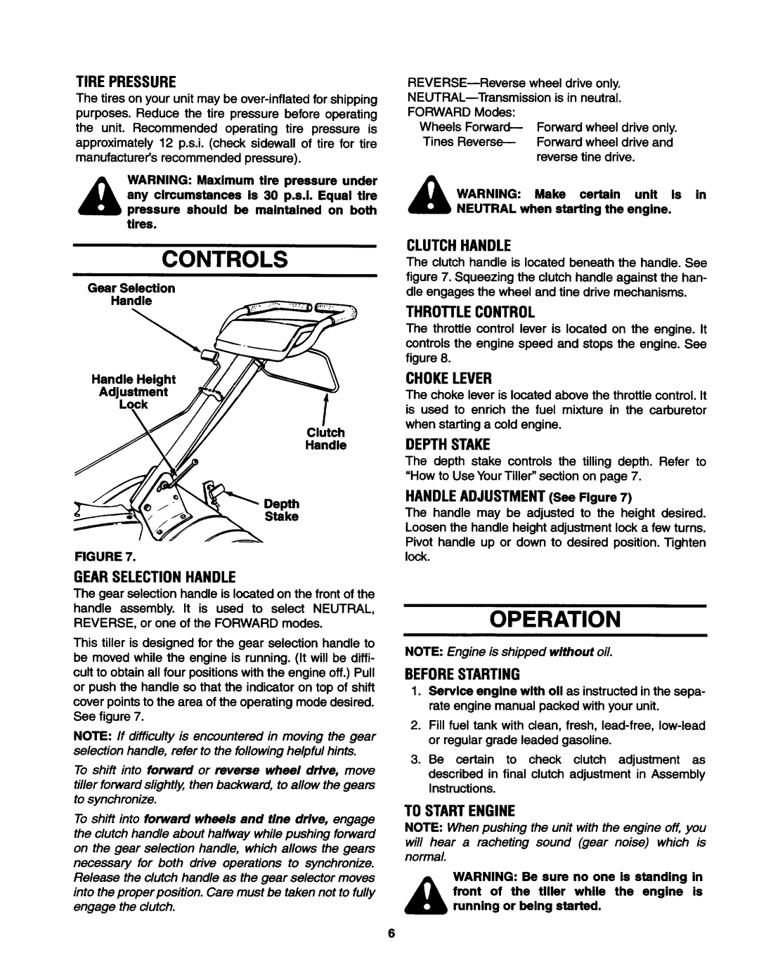 MTD 21A-410-022 manual 