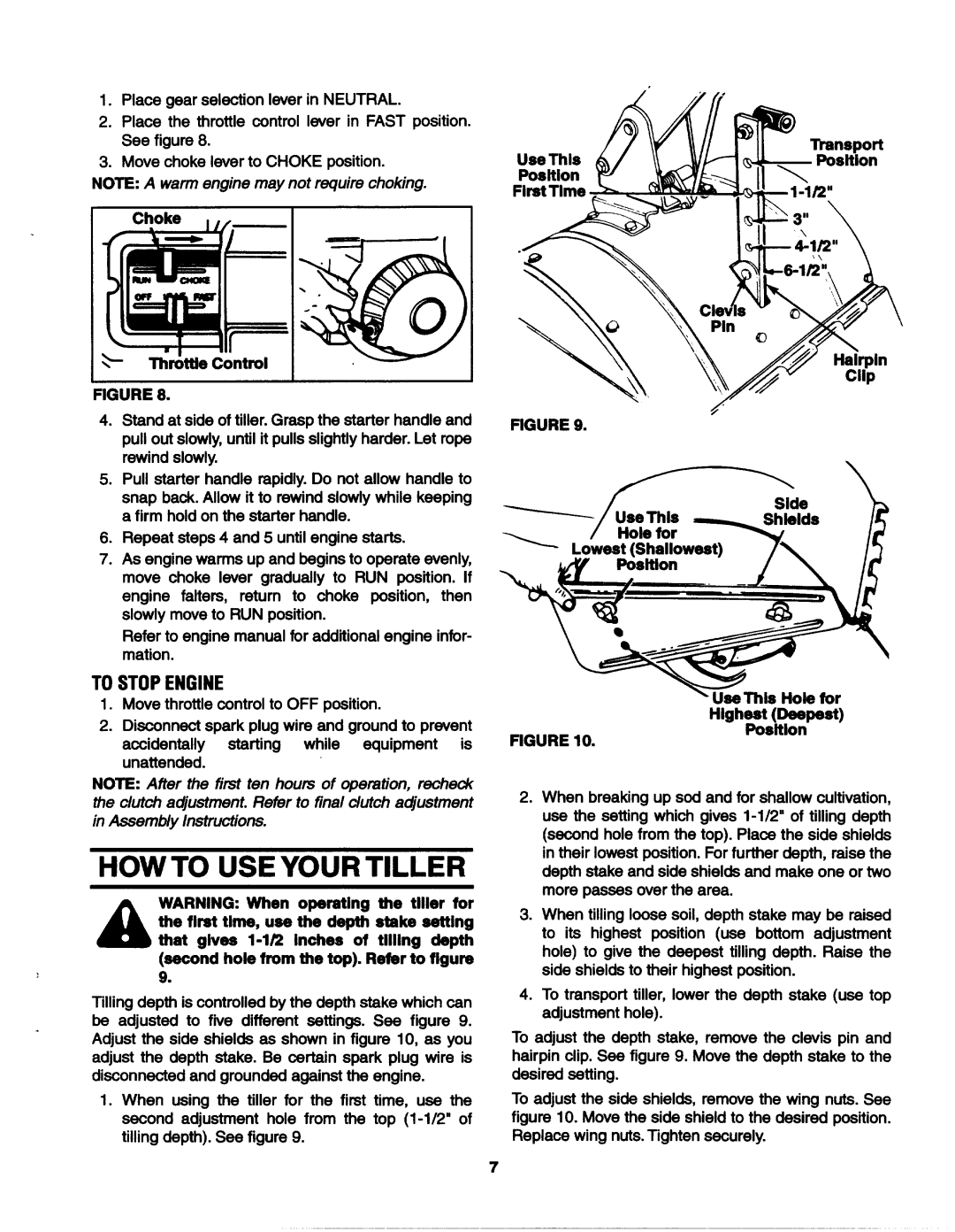 MTD 21A-410-022 manual 