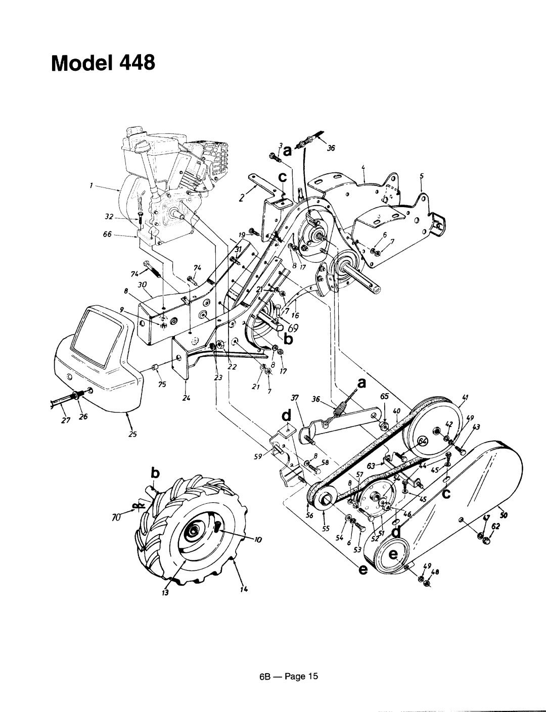 MTD 21A-410-000, 21A-430-000, 21A-448-401, 21A-420-000 manual 