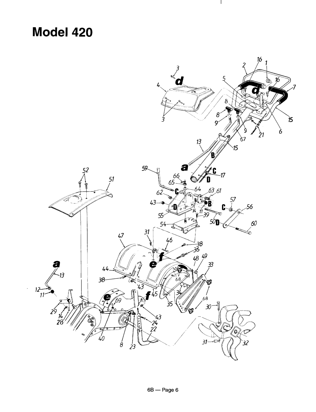 MTD 21A-420-000, 21A-430-000, 21A-448-401, 21A-410-000 manual 