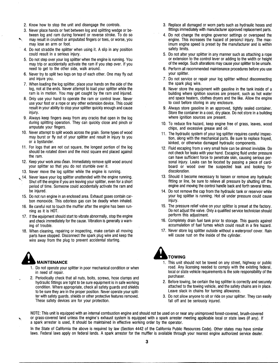 MTD 240-610-000 manual 