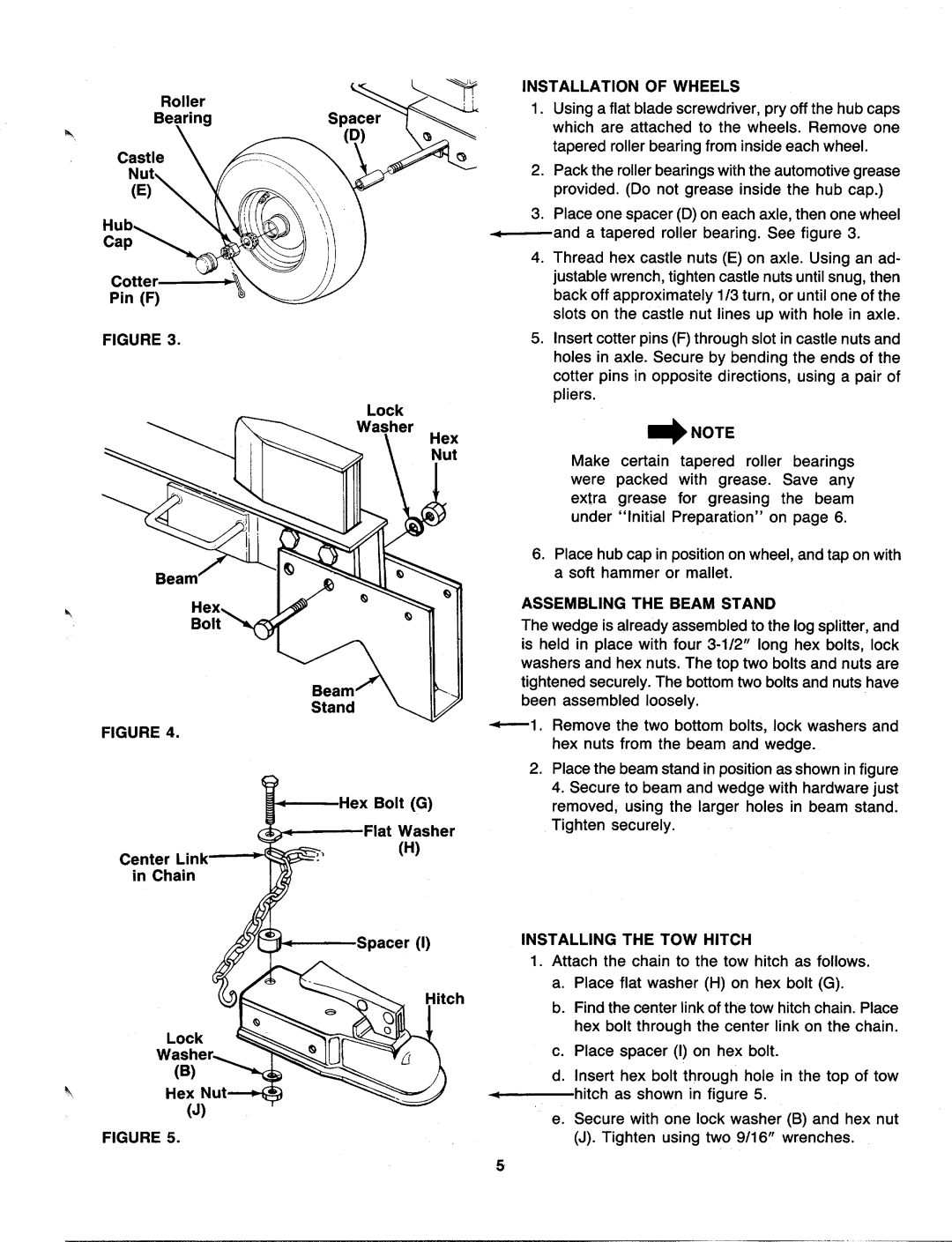 MTD 240-610-000 manual 