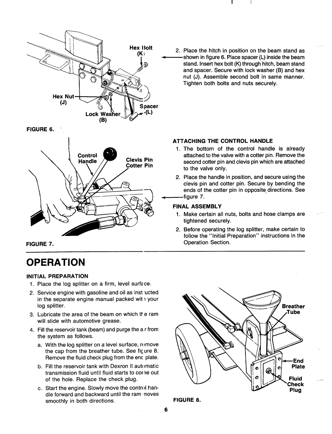 MTD 240-610-000 manual 