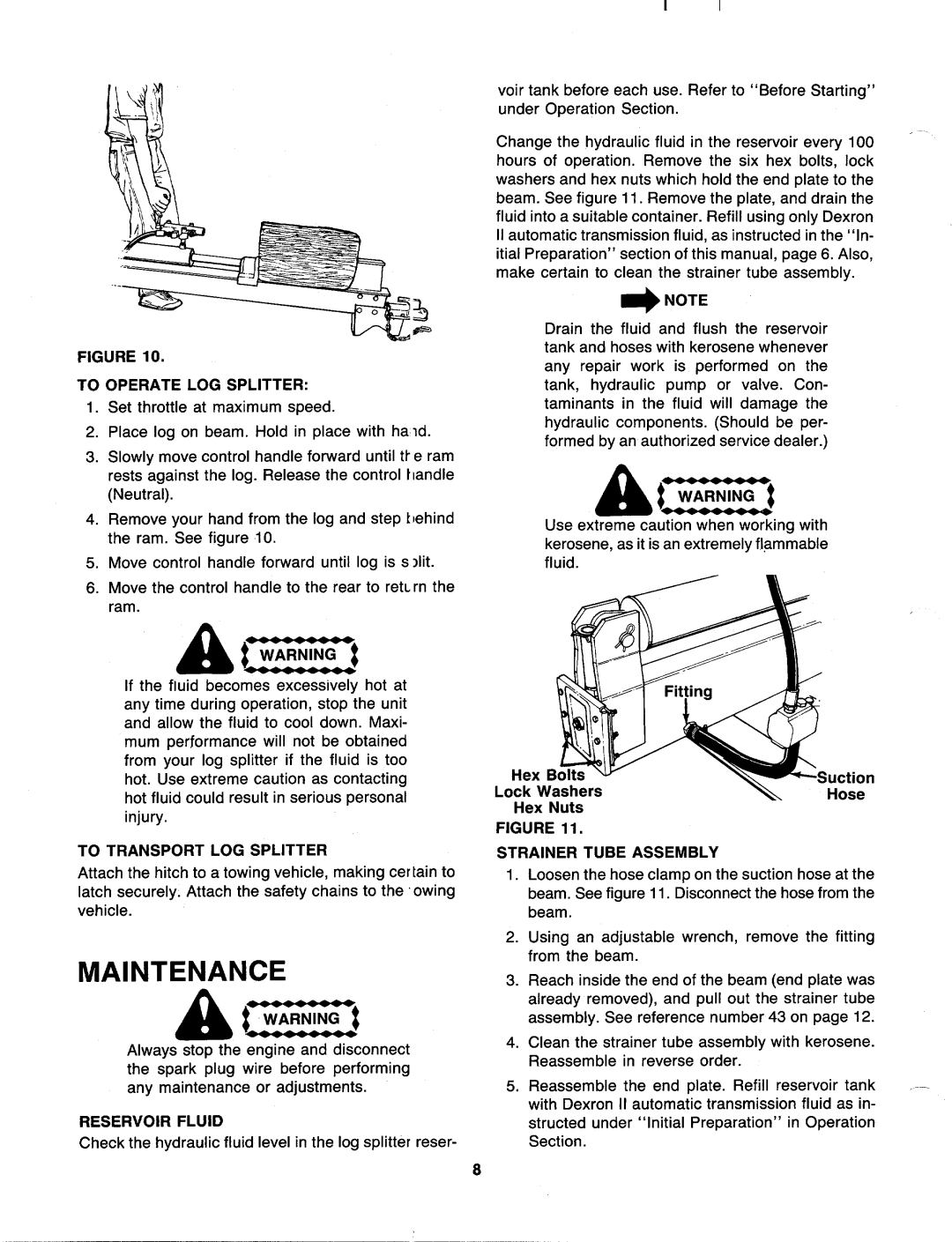 MTD 240-610-000 manual 