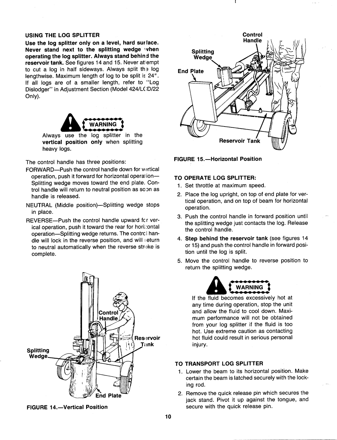 MTD 240-623-003, 240-622-003 manual 