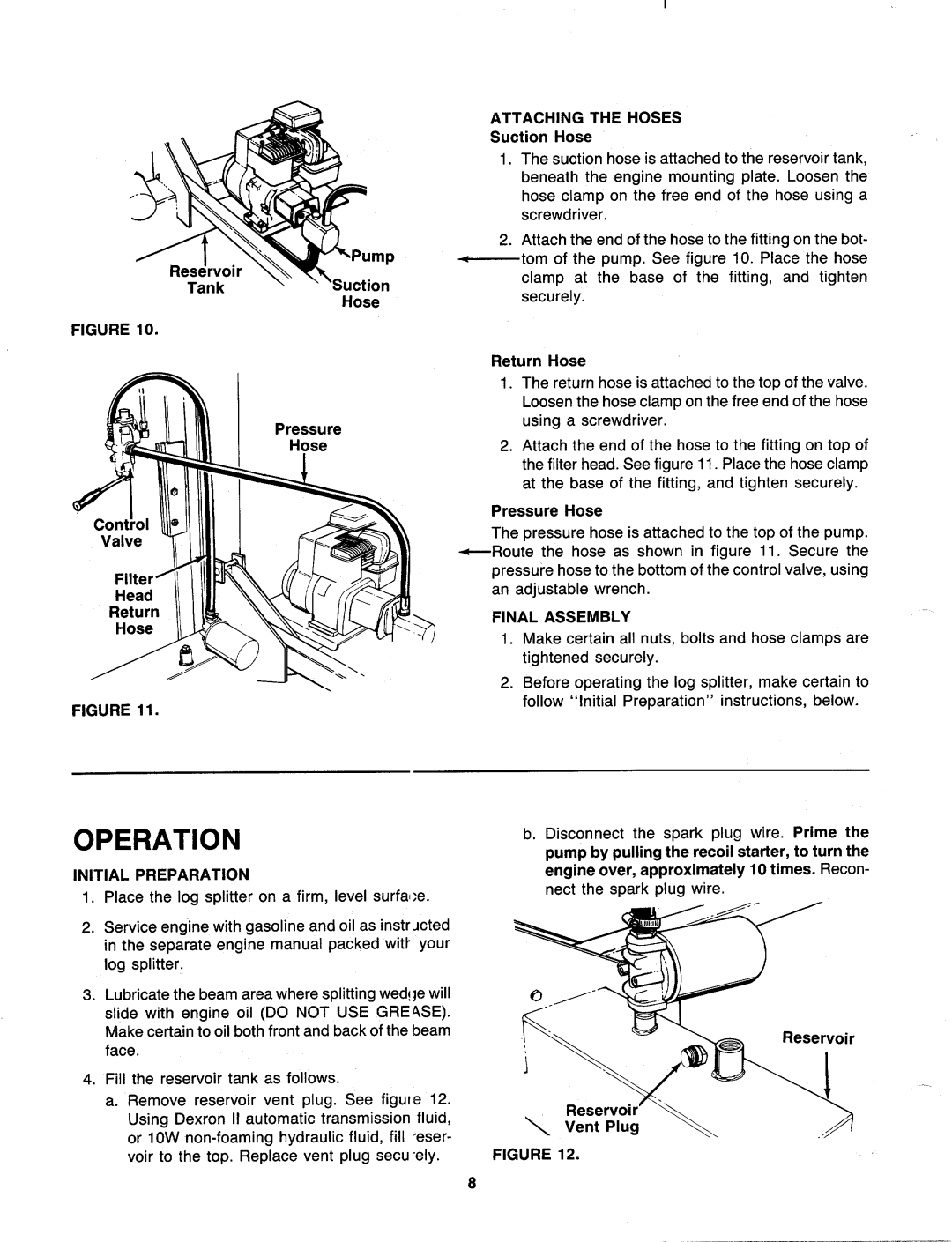 MTD 240-623-003, 240-622-003 manual 