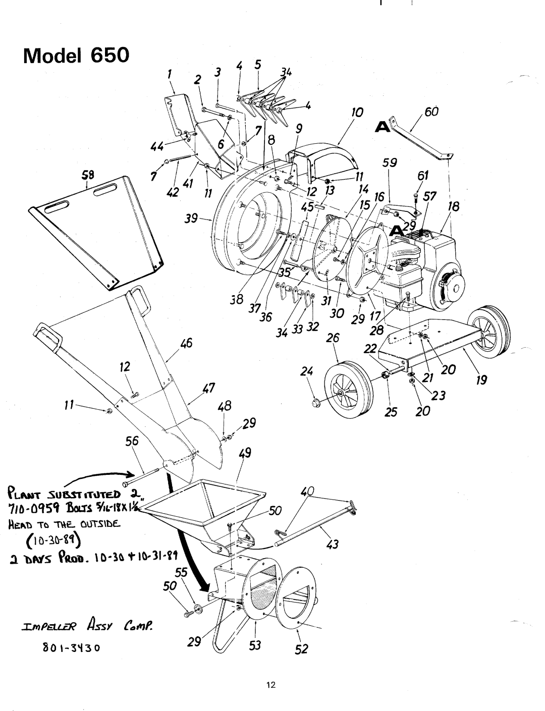 MTD 240-650-000 manual 