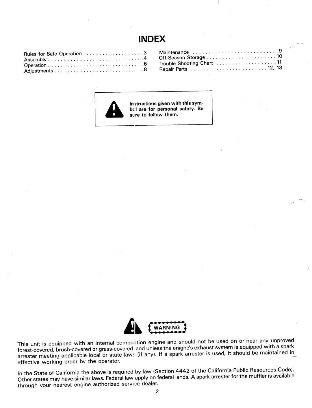 MTD 240-650-000 manual 