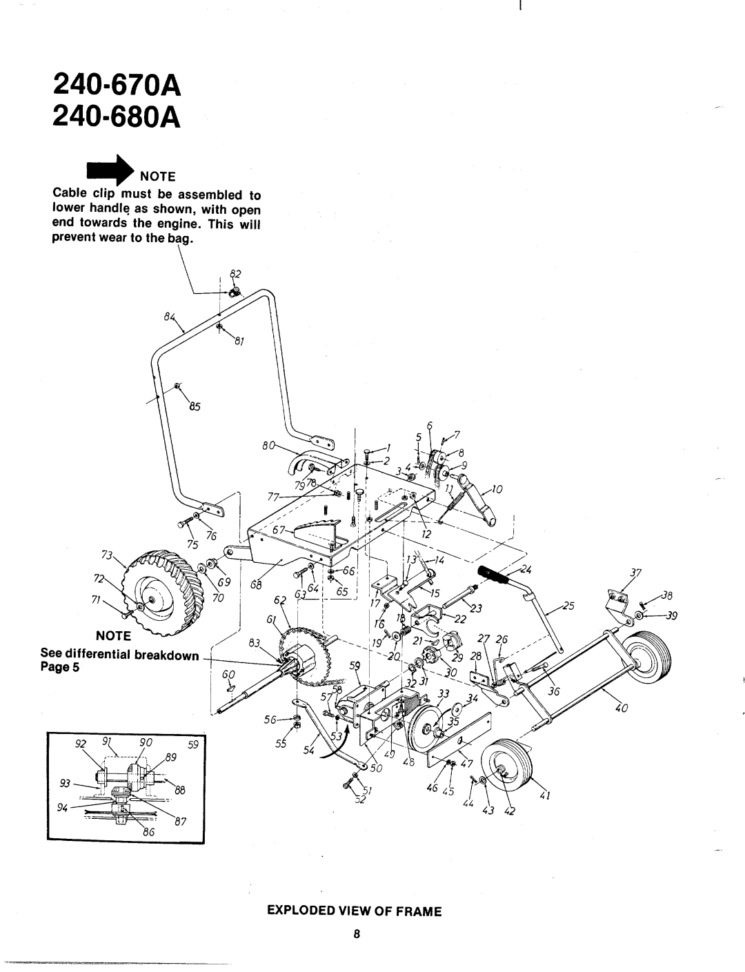 MTD 240-670A, 240-680A manual 