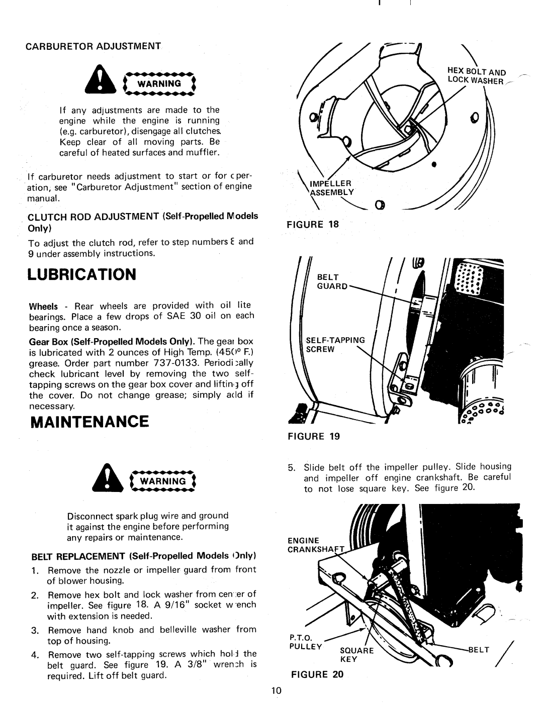 MTD 240687, 240-685-000, 240677, 240-689-000, 240-675-000 manual 