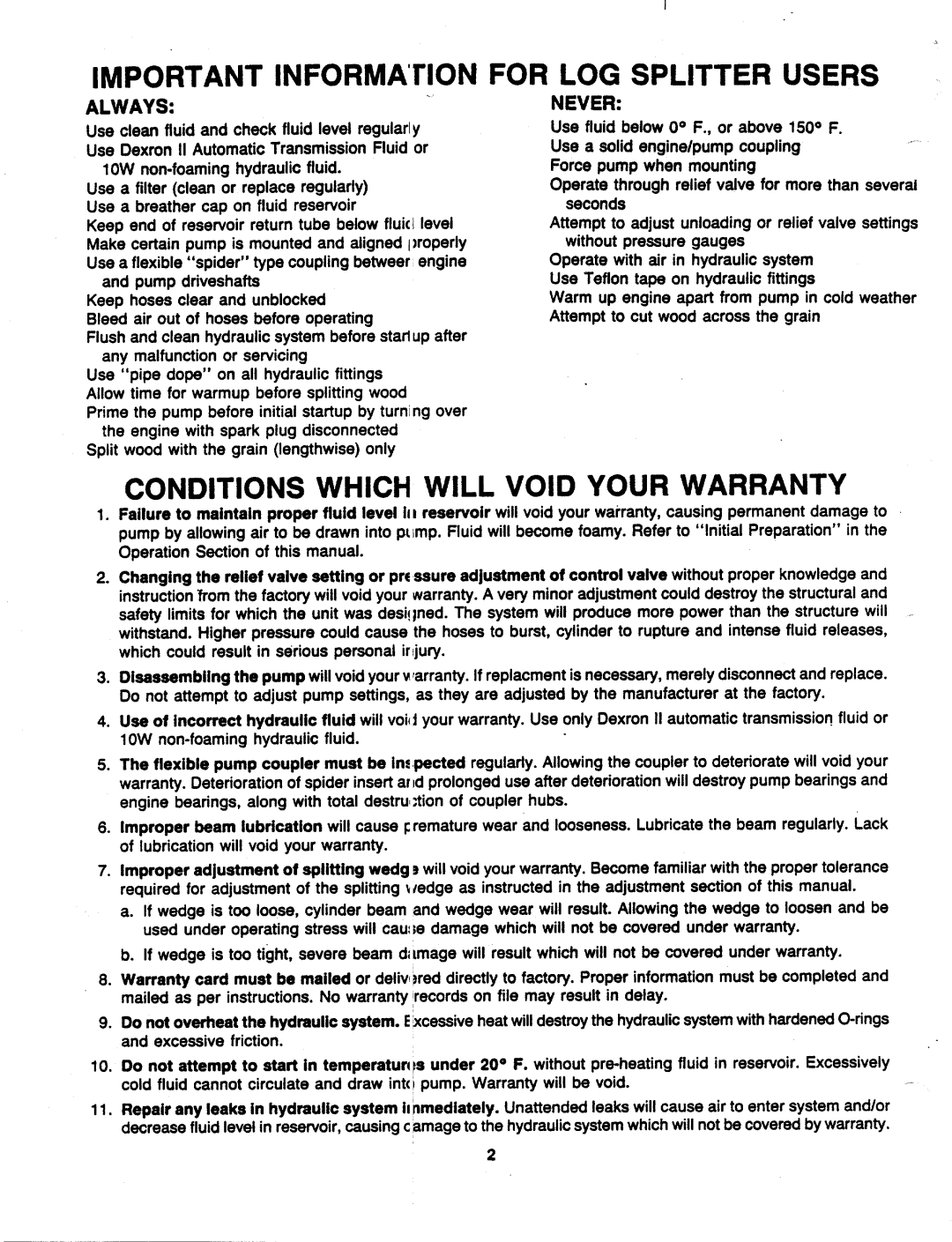 MTD 241-521-000 manual 