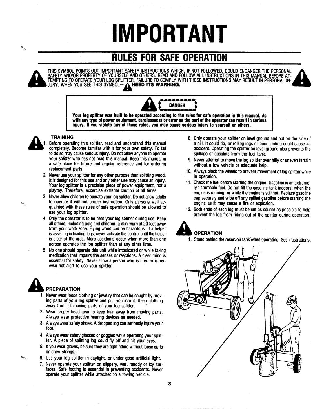 MTD 241-521-000 manual 