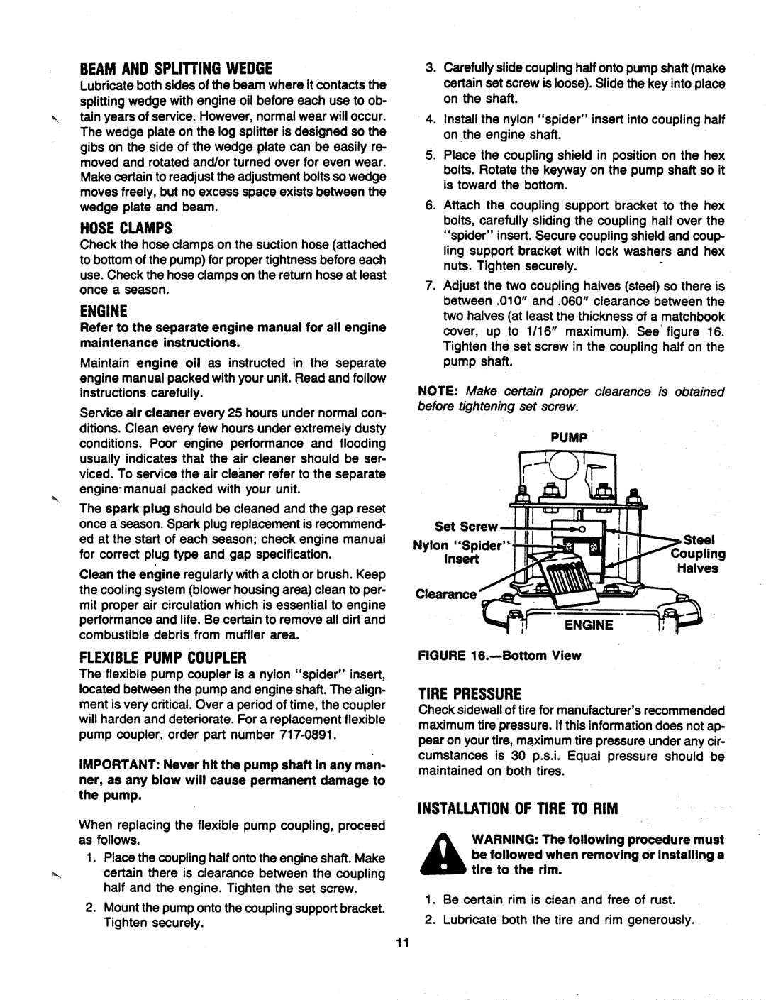 MTD 241-521-000 manual 
