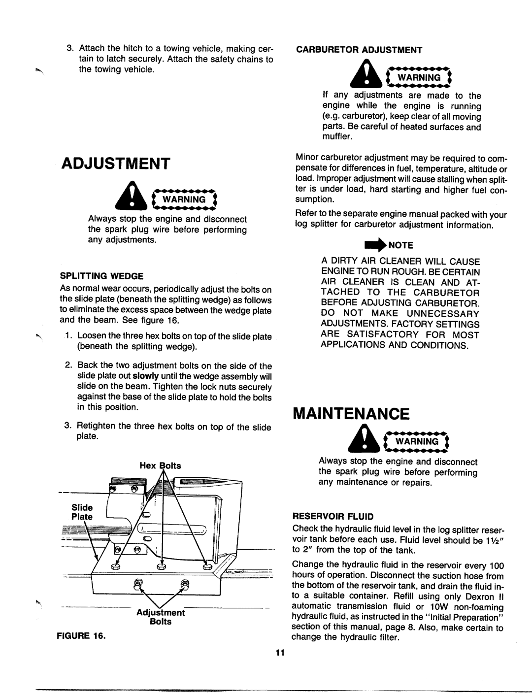 MTD 241-623-000, 241-622-000 manual 