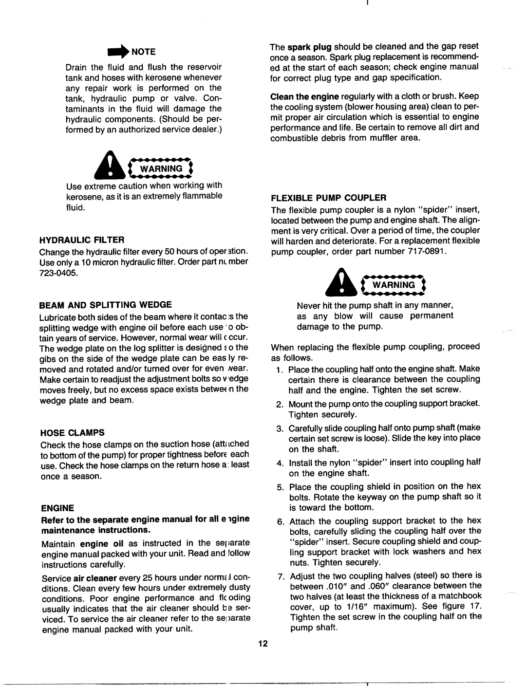 MTD 241-622-000, 241-623-000 manual 