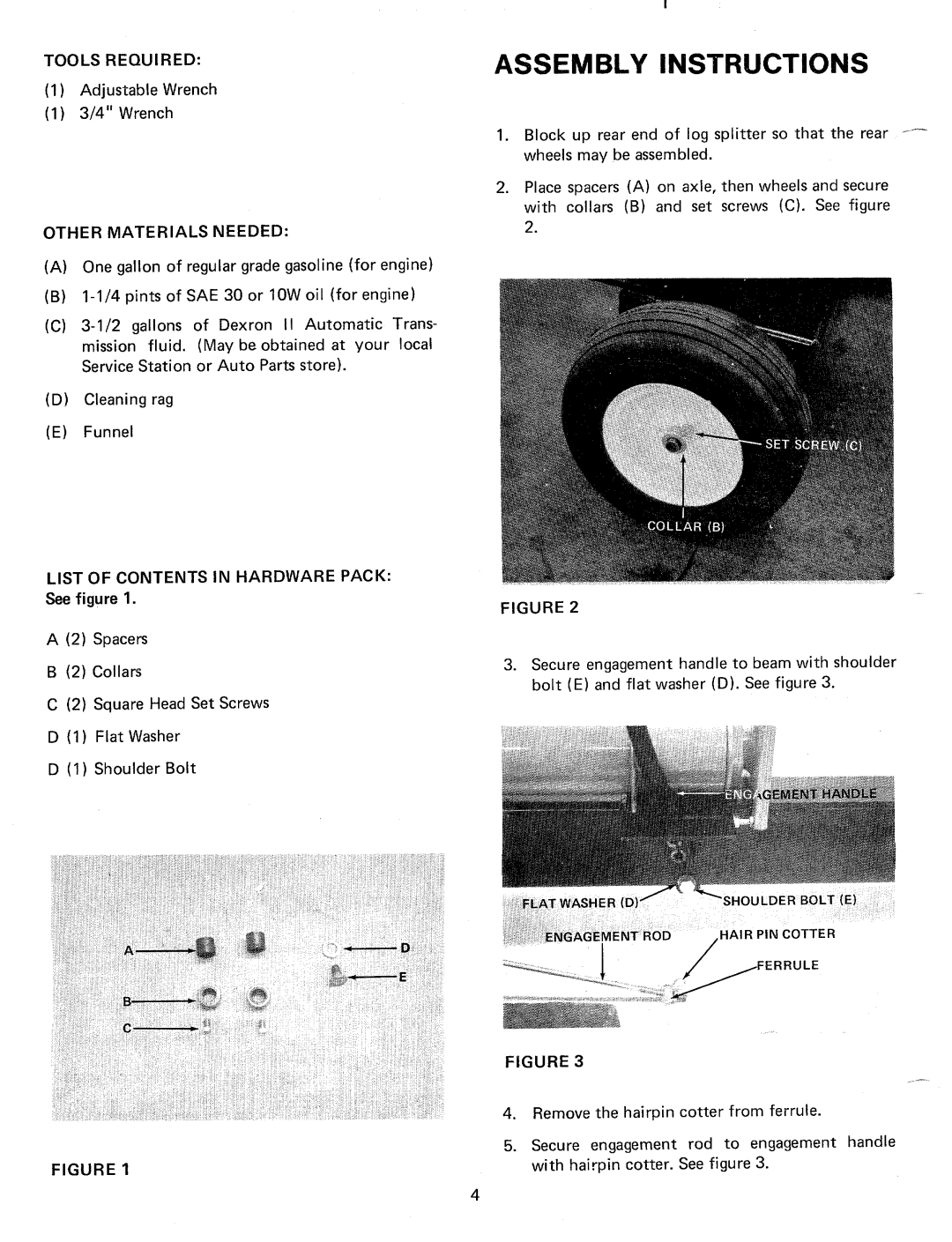 MTD 241-640A manual 