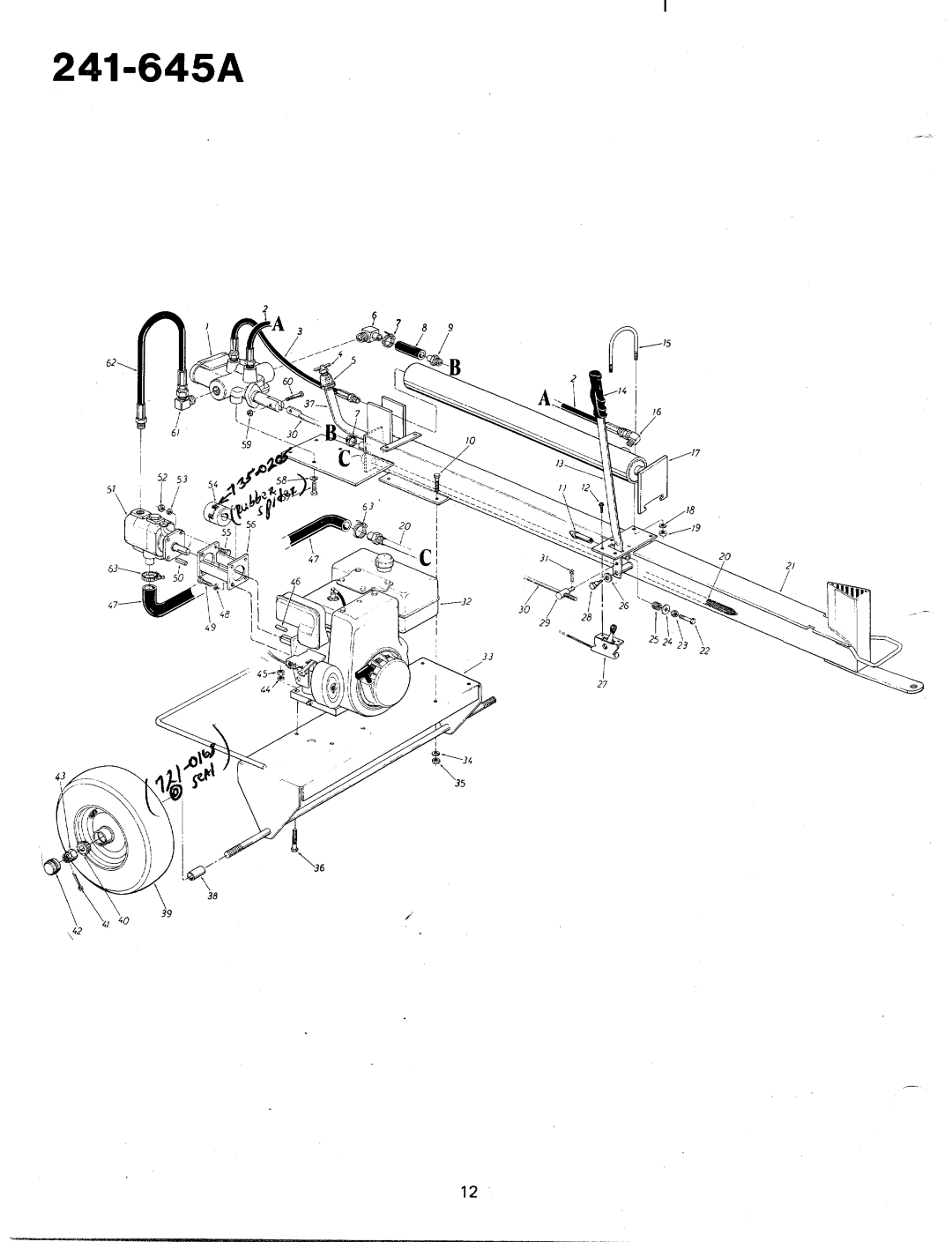 MTD 241-645A manual 