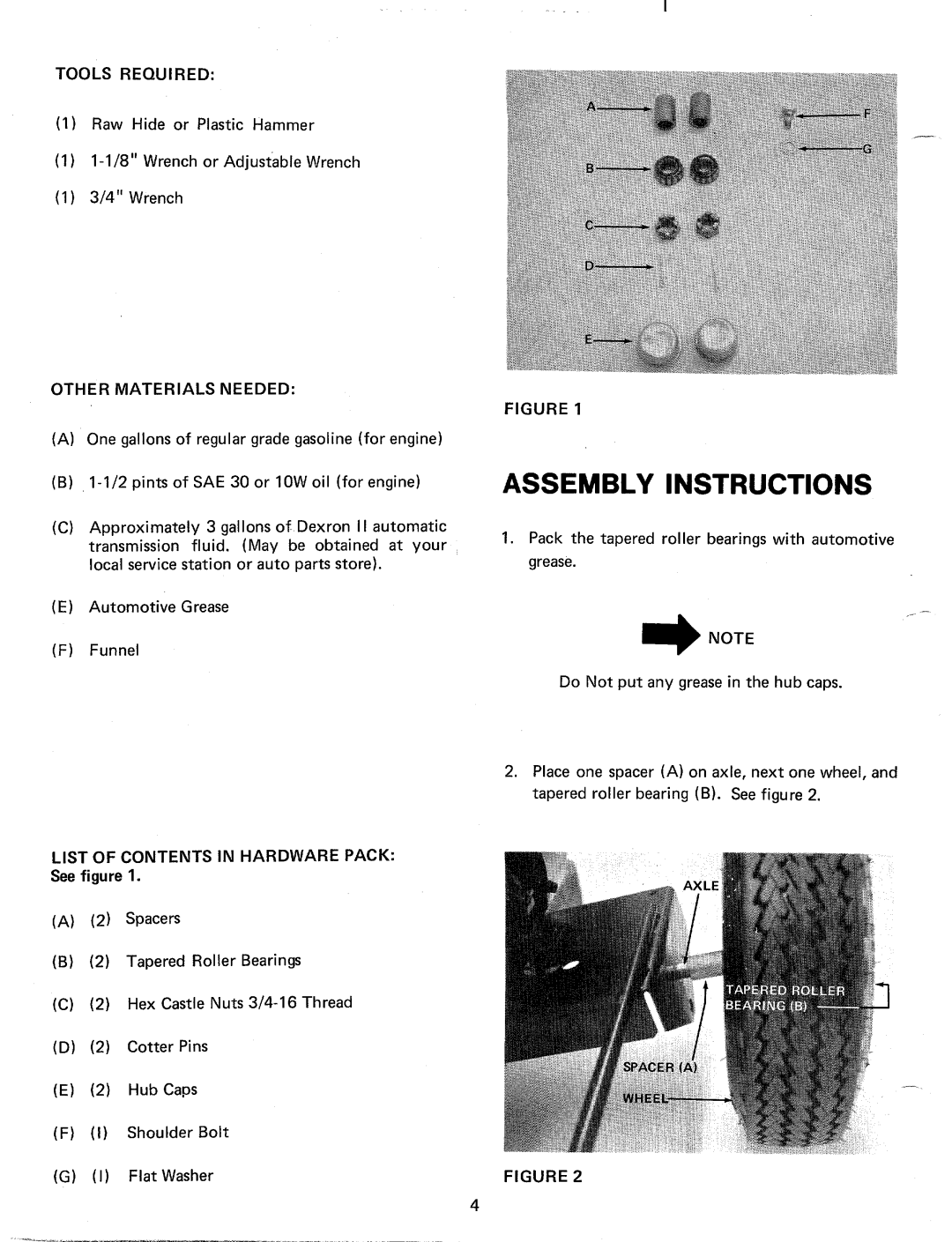 MTD 241-645A manual 