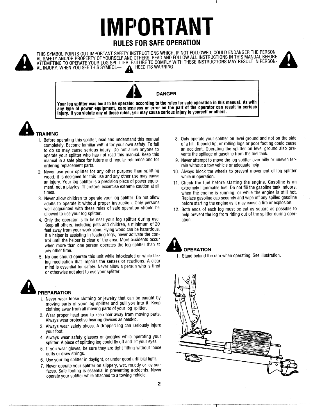 MTD 242-610-000 manual 