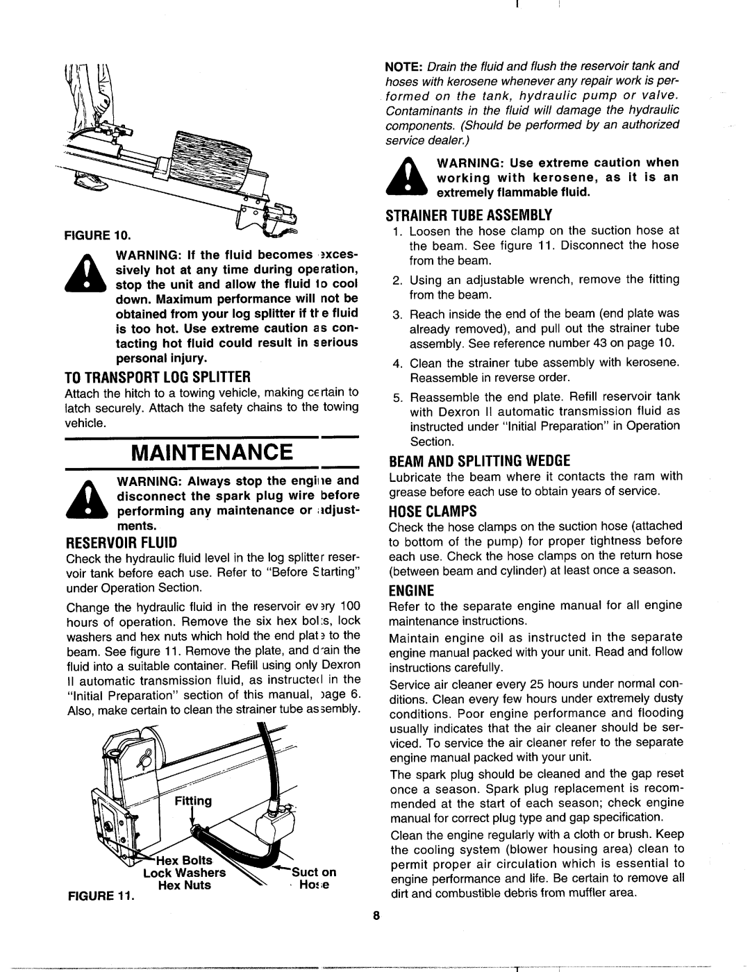 MTD 242-610-000 manual 