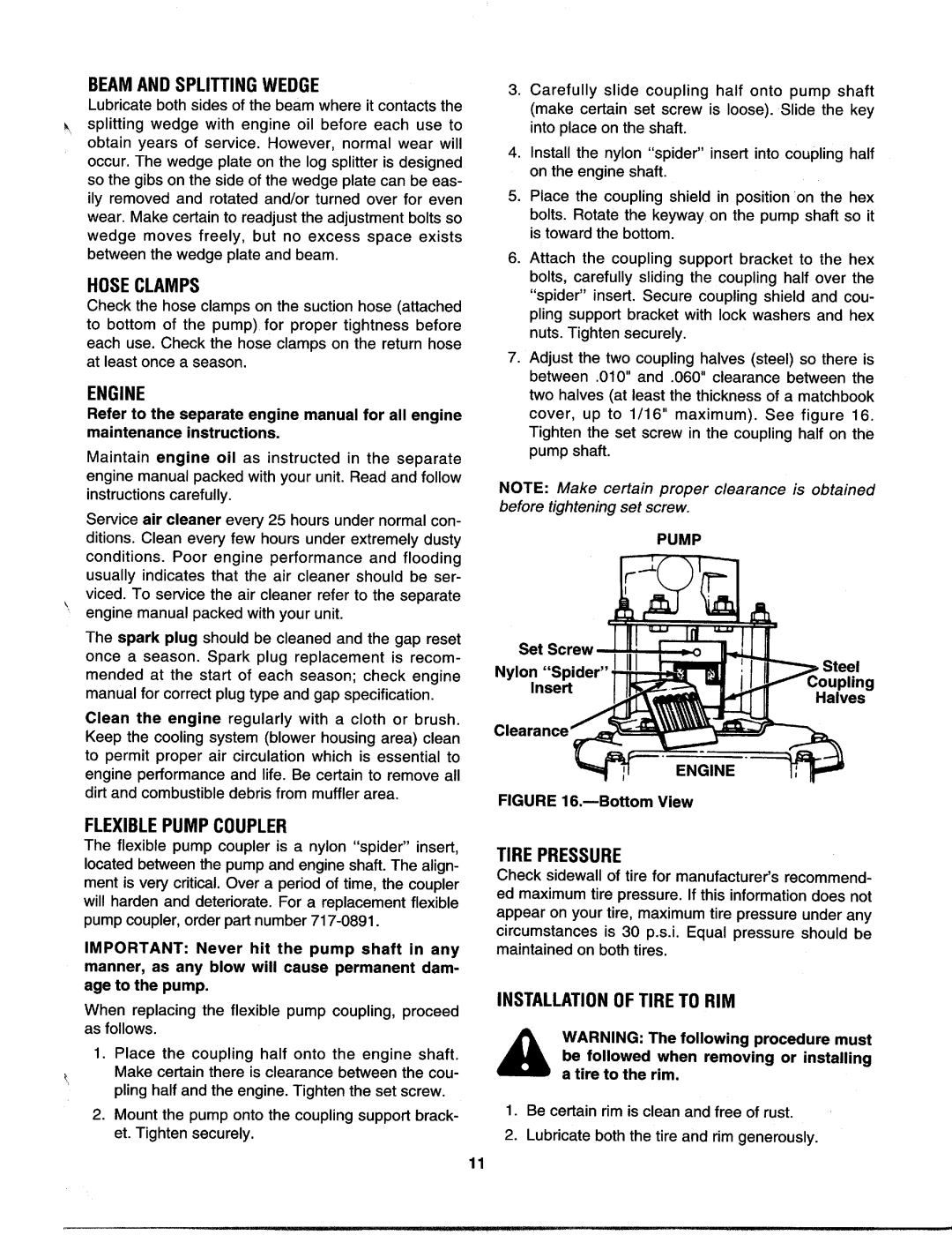 MTD 242-630-000 manual 