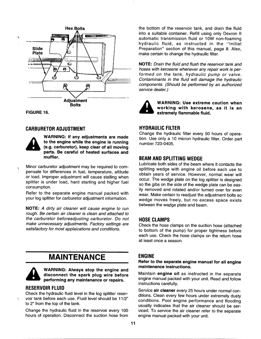 MTD 242-622-000, 242-632-000 manual 