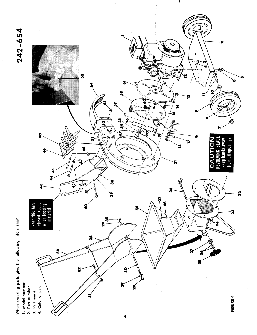 MTD 242-654 manual 