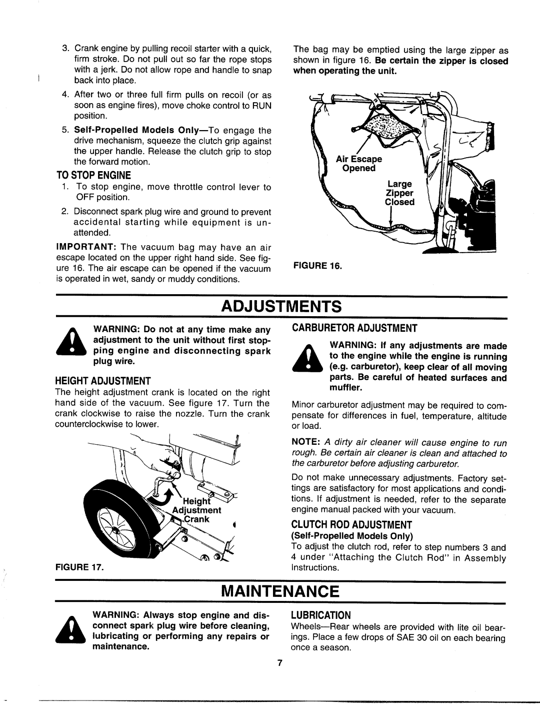 MTD 242-675-000, 242-689-000, 242687, 242-685-000, 242677 manual 