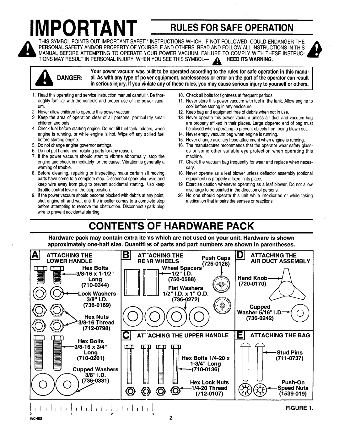 MTD 242-660-000, 242665, 242-662-000 manual 