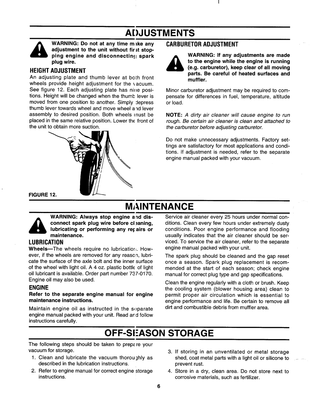 MTD 242665, 242-662-000, 242-660-000 manual 