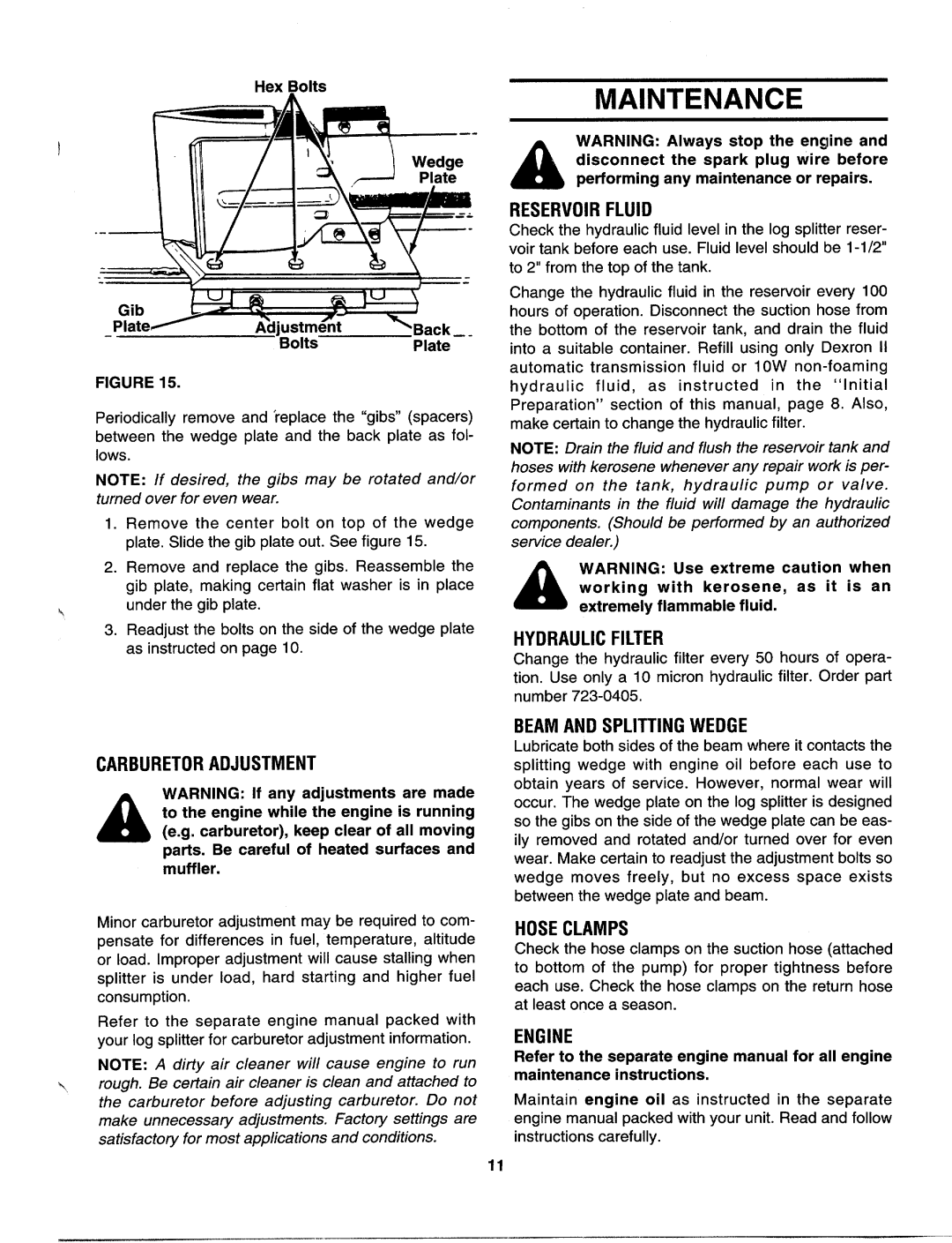 MTD 243-630-000 manual 