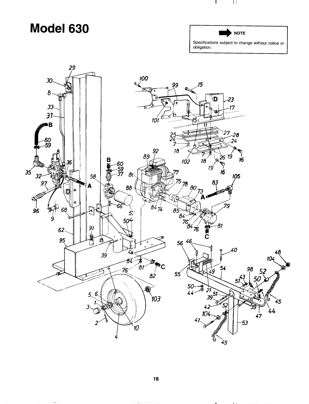 MTD 243-630-000 manual 