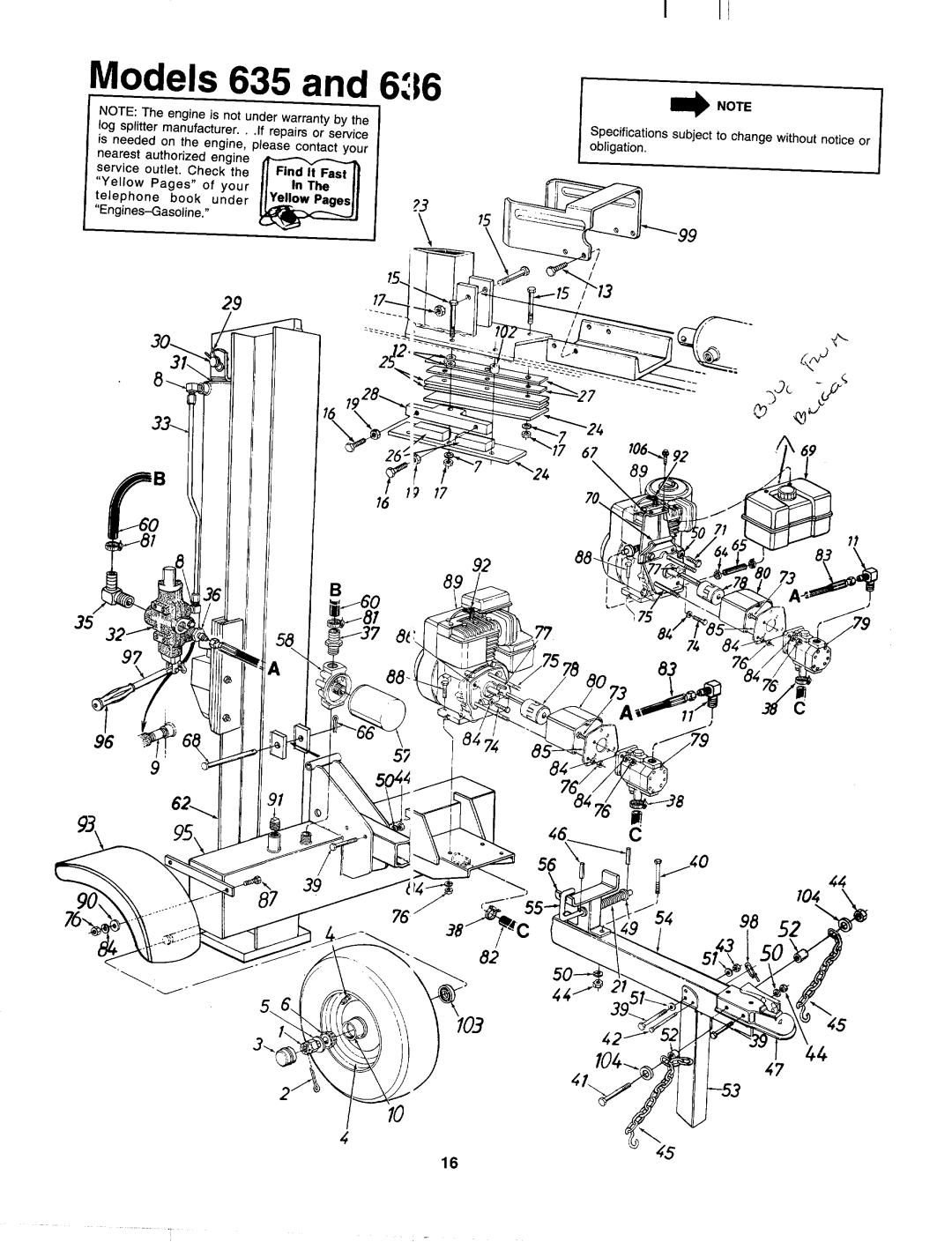 MTD 243-635-000, 243-636-000 manual 