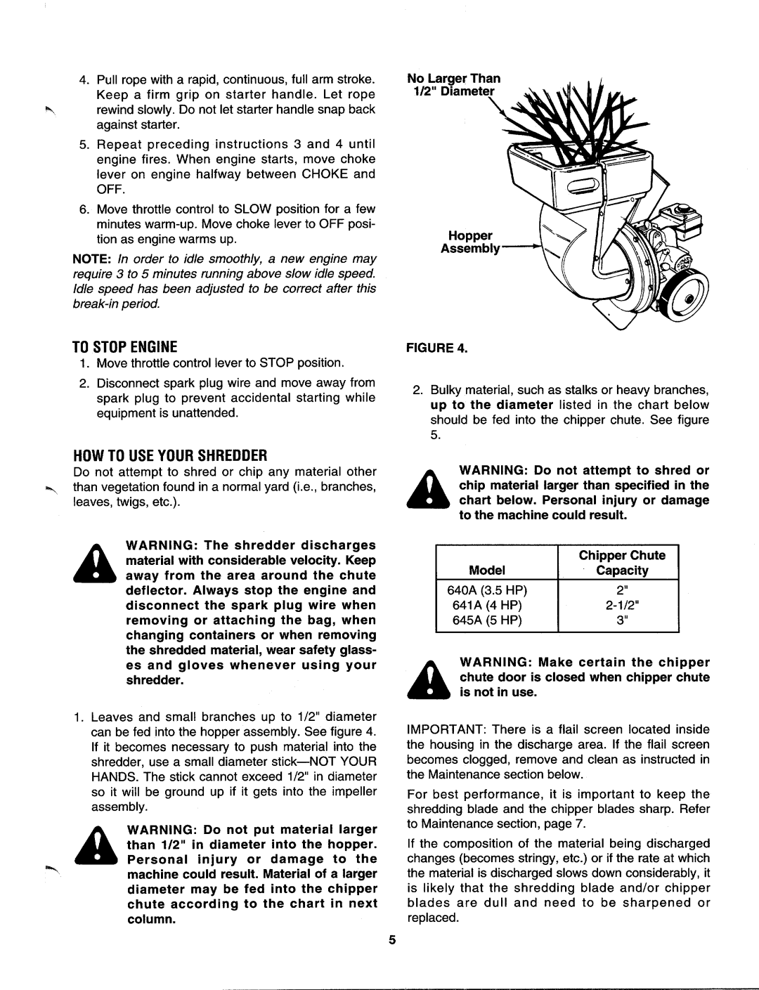 MTD 243-640A000, 243-645A000, 243-641A000 manual 