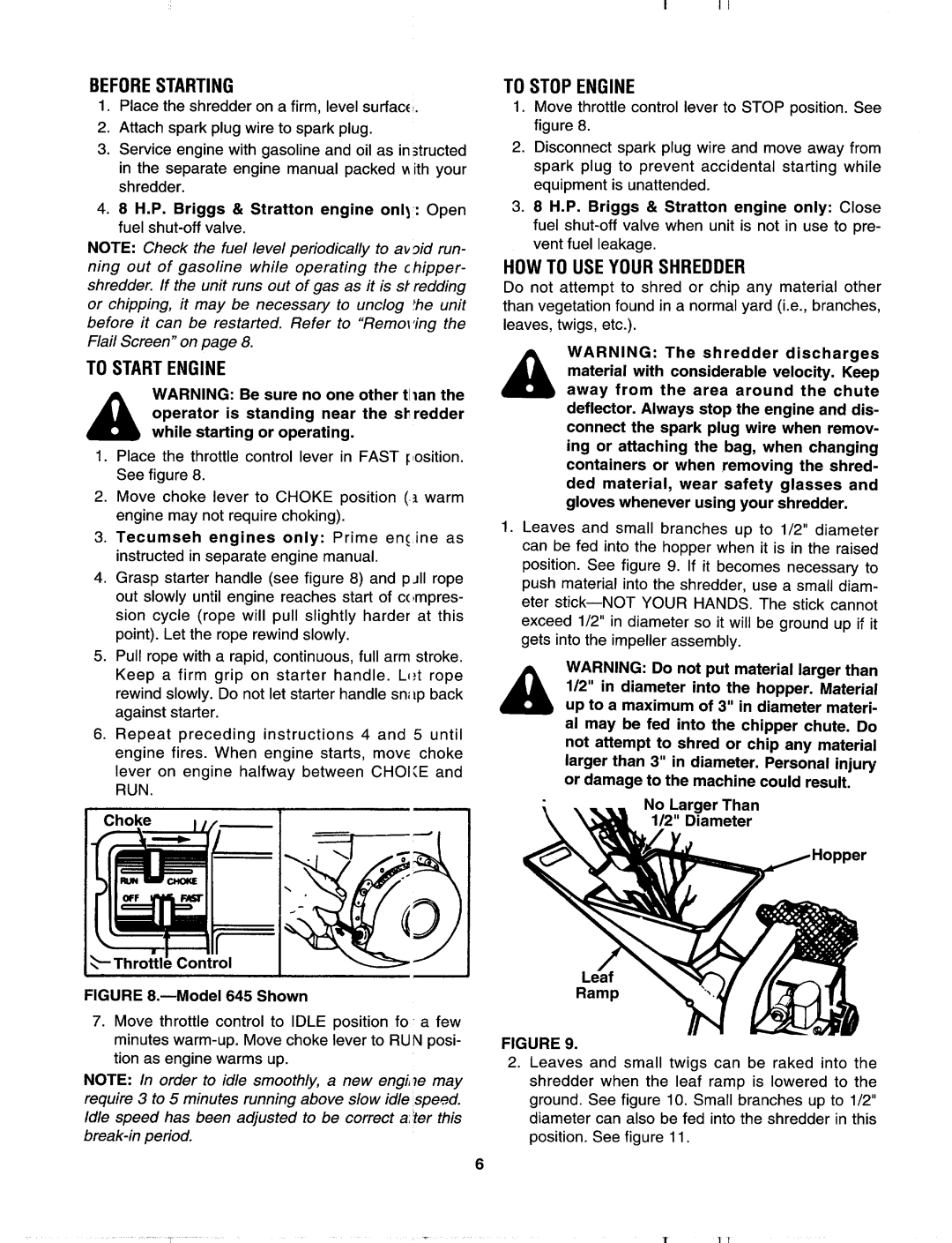 MTD 243-645B000, 243-650B000, 243-648B000, 243-651B000 manual 