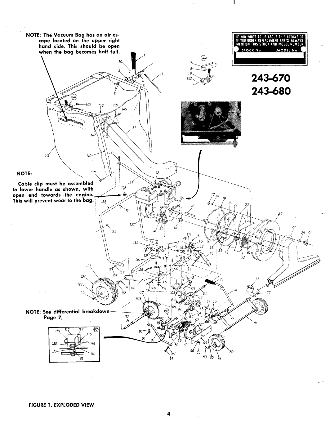 MTD 243-670, 243-680 manual 