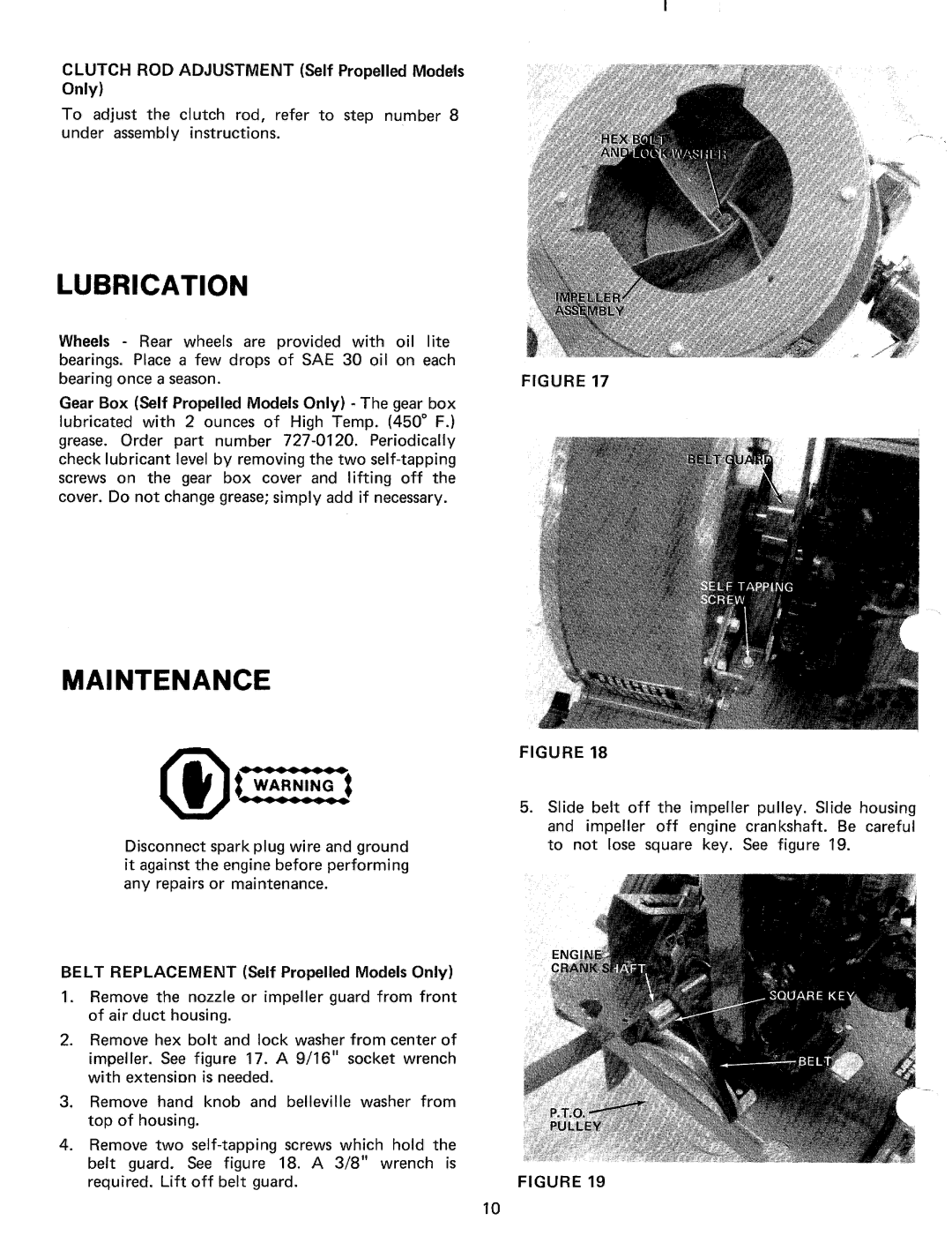 MTD 243-689A, 243-685A, 24677U, 24687U, 243-675A manual 