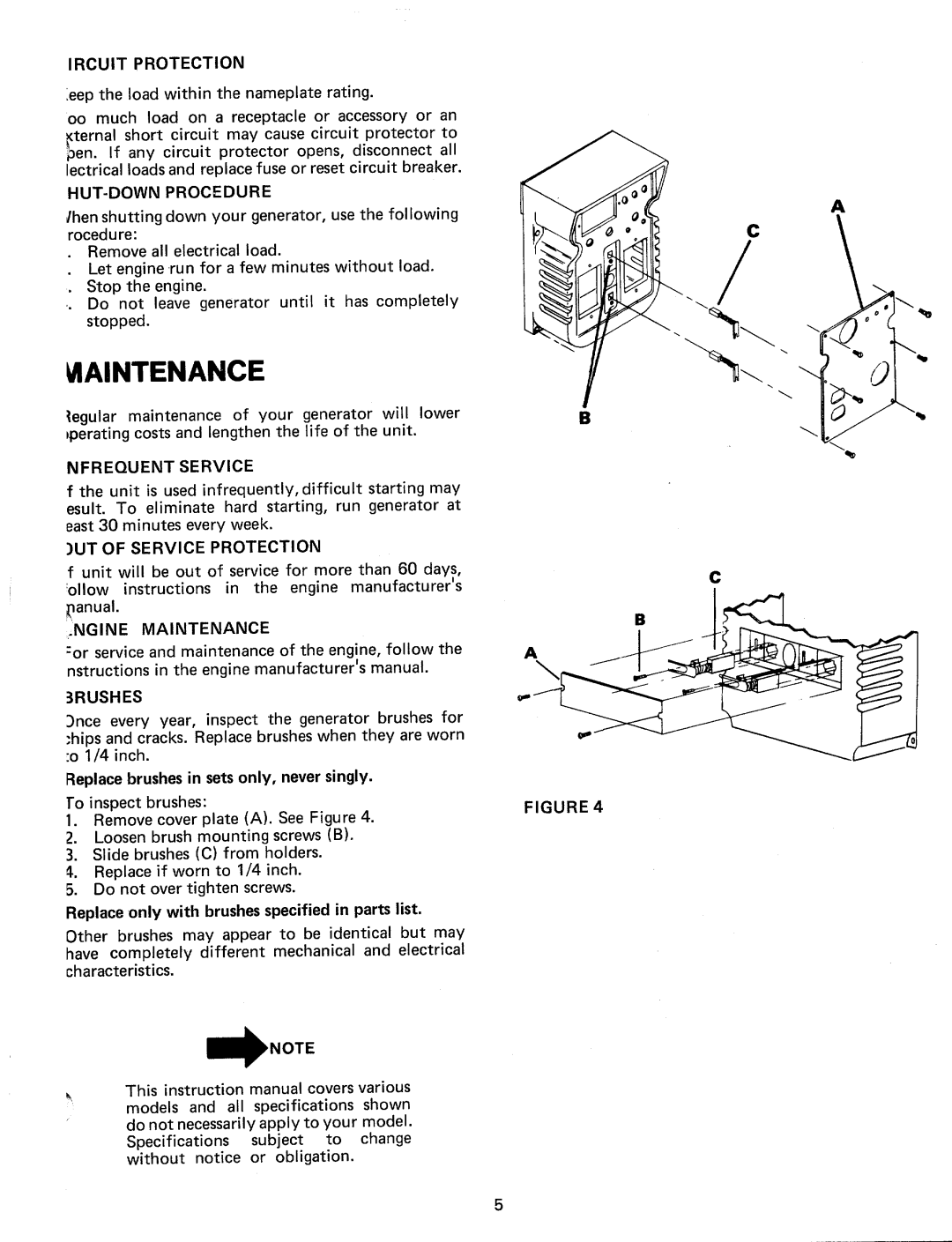 MTD 243-725A, 243-723A, 243-712A, 243-714A, 243-713A manual 