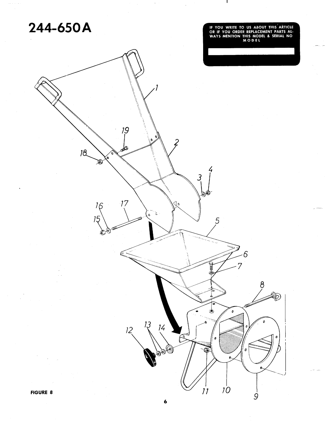 MTD 244-650A manual 