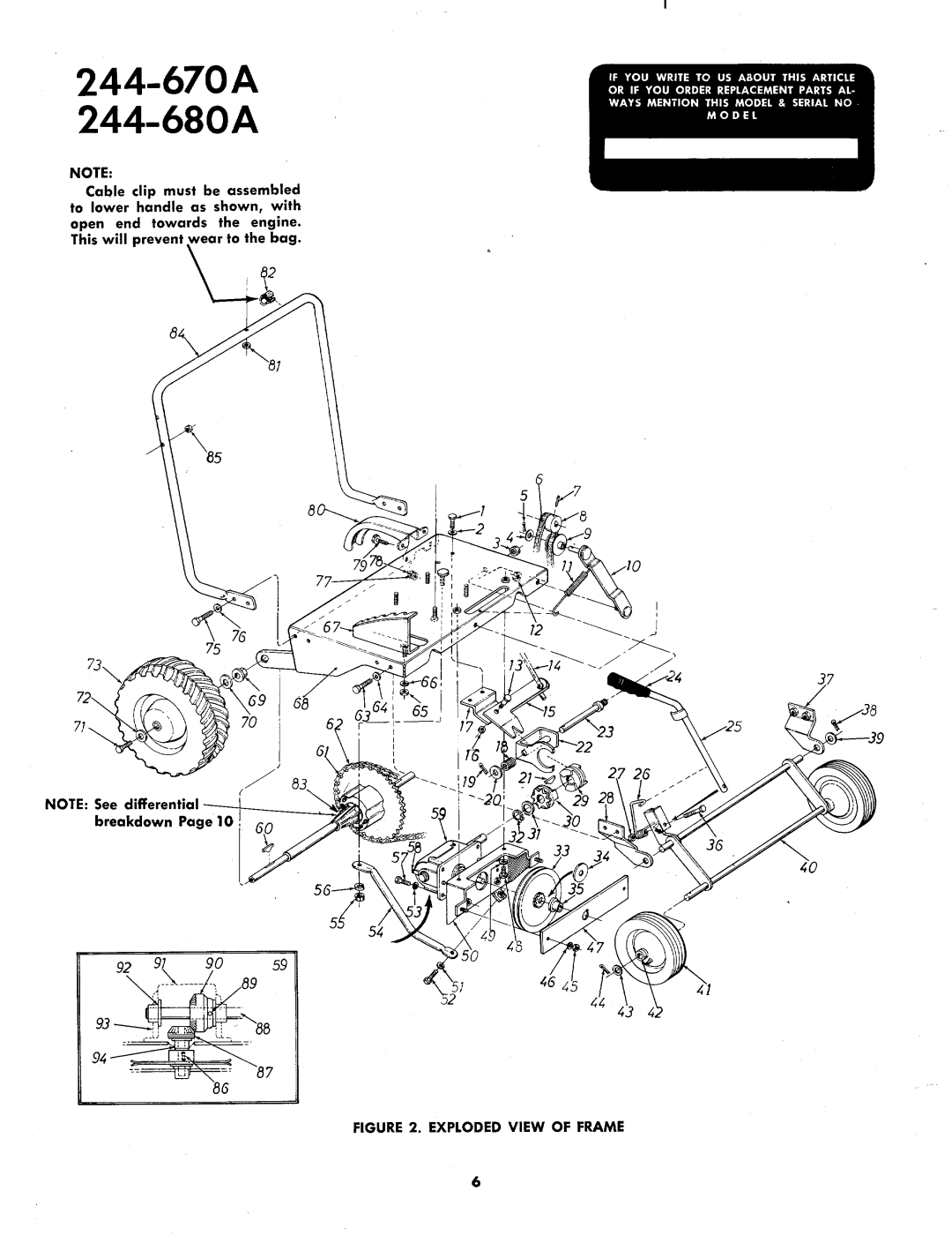 MTD 244-670A, 244-680A manual 